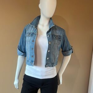 Jean jacket/ size L💙